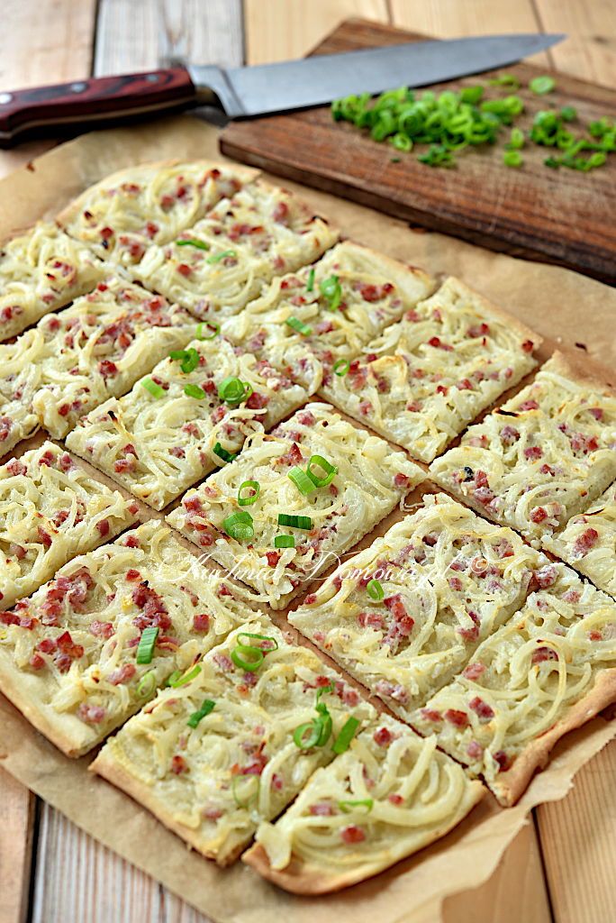 Flammkuchen (tarte flambee)