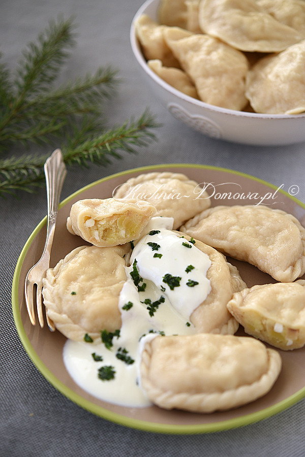 Pierogi ruskie z serkiem wiejskim