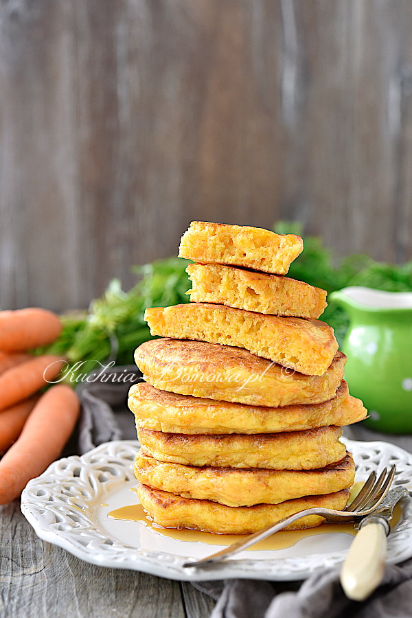 Marchewkowe pancakes marchewkowe pancakes