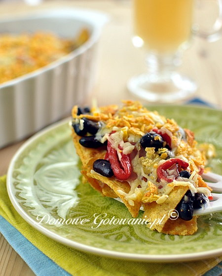 Zapiekanka z chipsów Tortilla Zapiekanka z chipsów tortilla