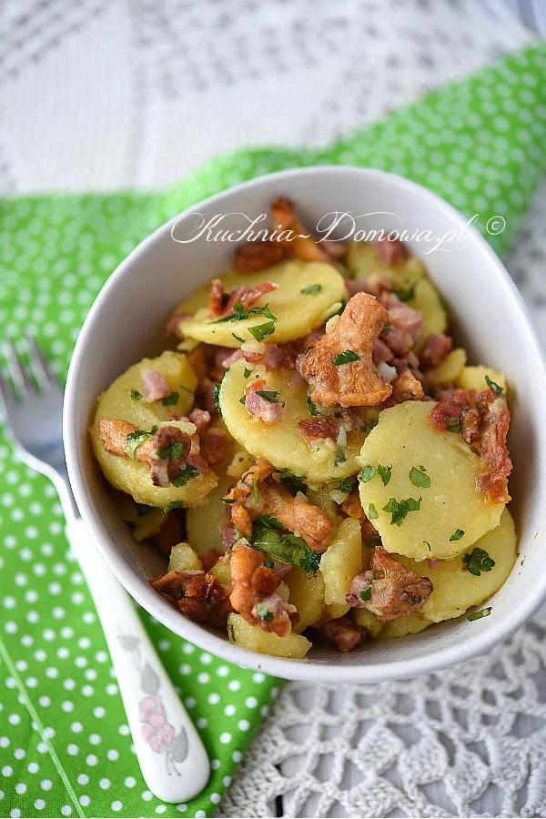 Sałatka ziemniaczana z kurkami Sałatka ziemniaczana z kurkami